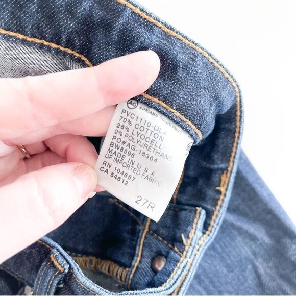 AG Adriano Goldschmied Jeans The Stilt Cigarette Leg Women's 27R  Blue Denim - Picture 9 of 11